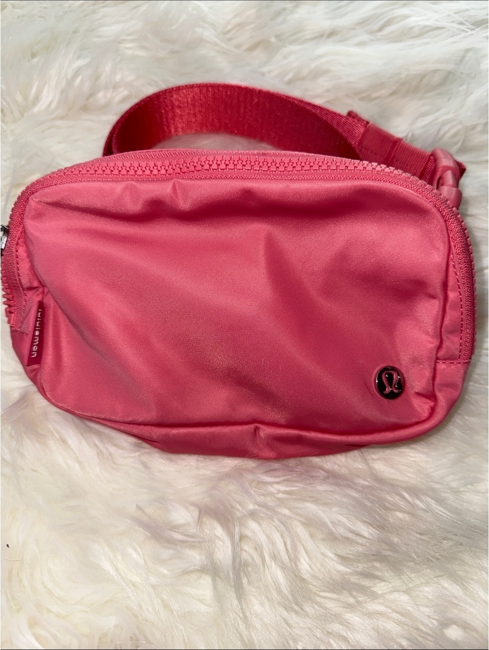 Lululemon Pink Nylon Belt Bag Fanny Pack